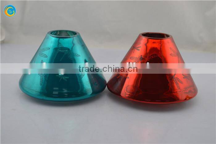 rose quartz candle holder lampshade glass