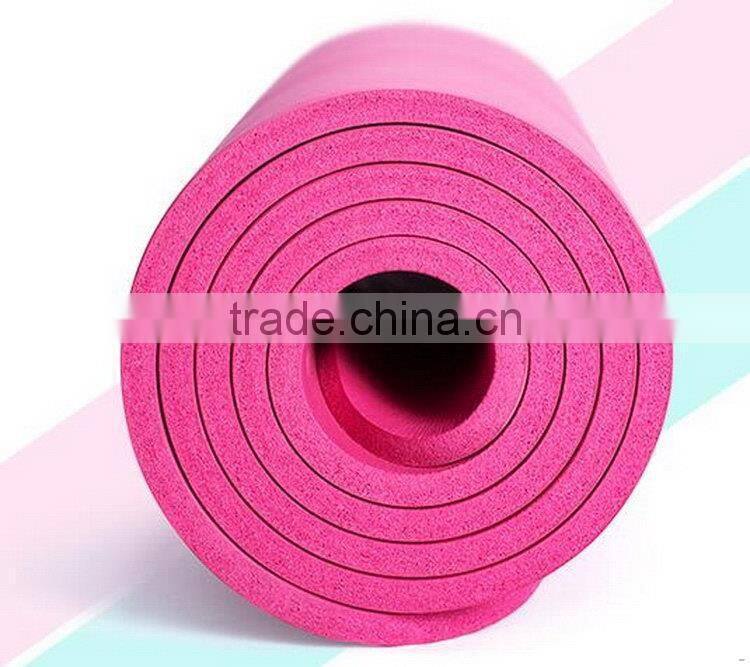 Enviromental washable bottom price nbr plank yoga mat