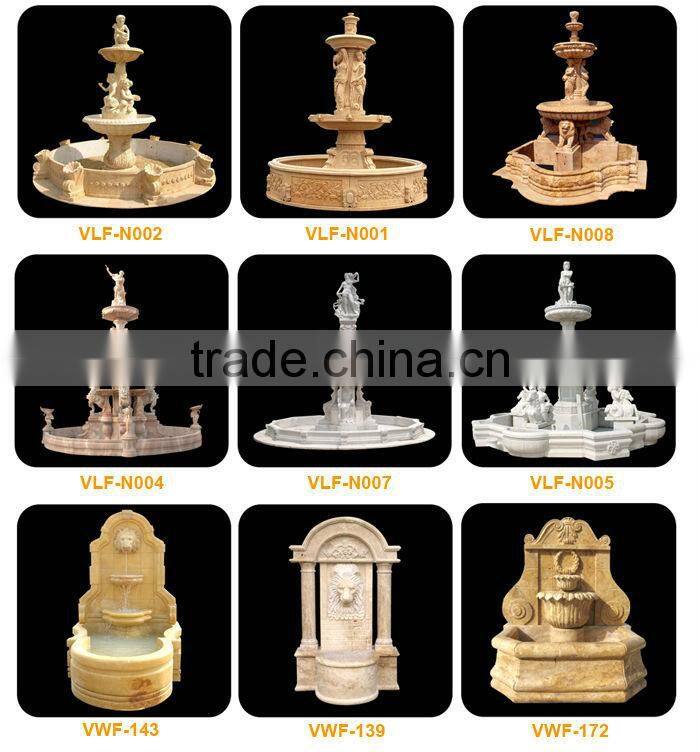 Garden decoration dancing marble water fountain