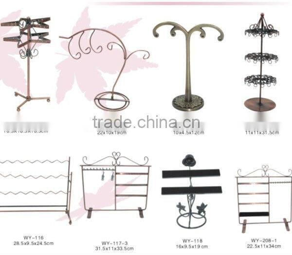 Jewelry Display Stand Storage Rack Bracelets Necklaces Earrings