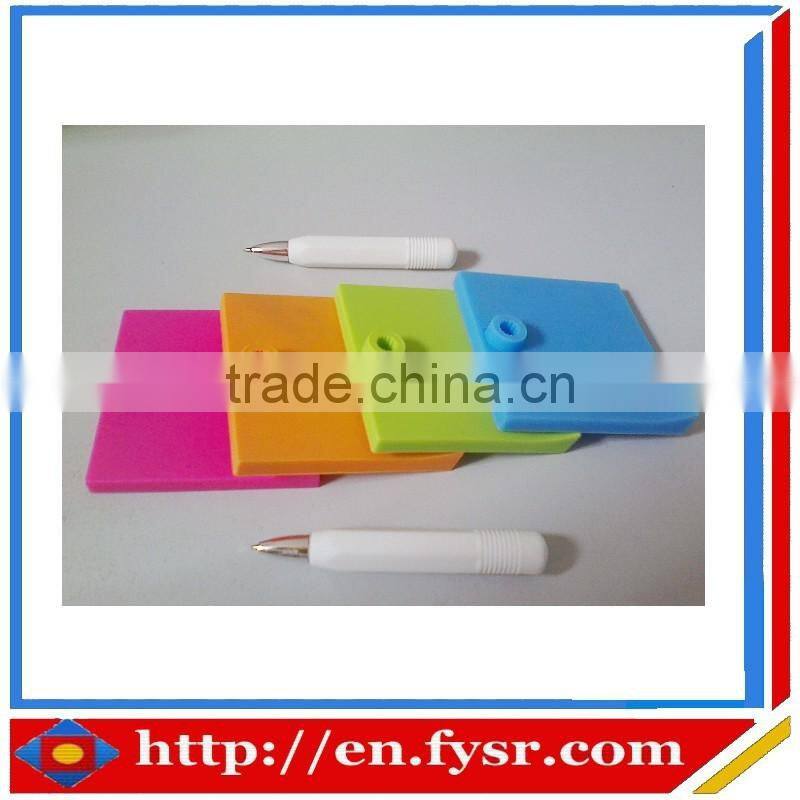 2016 Waterproof silicone Memo Pad/reusable silicone rewriting board