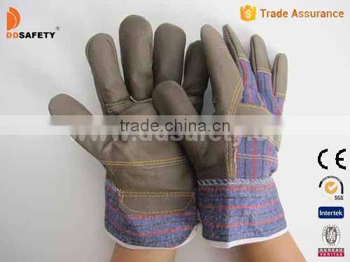 DDSAFETY 2017 Furniture Leather Gloves Working Safety Gloves