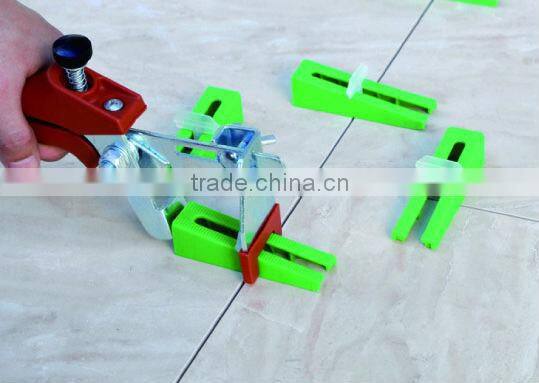 Tile Leveling System, Lippage leveling spacer and cap wedges