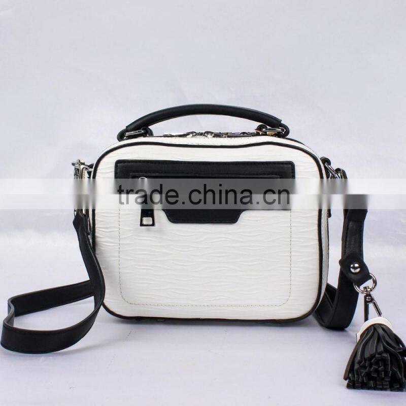 Ladies fashion American case-hardened handbag pu leather bag's for women
