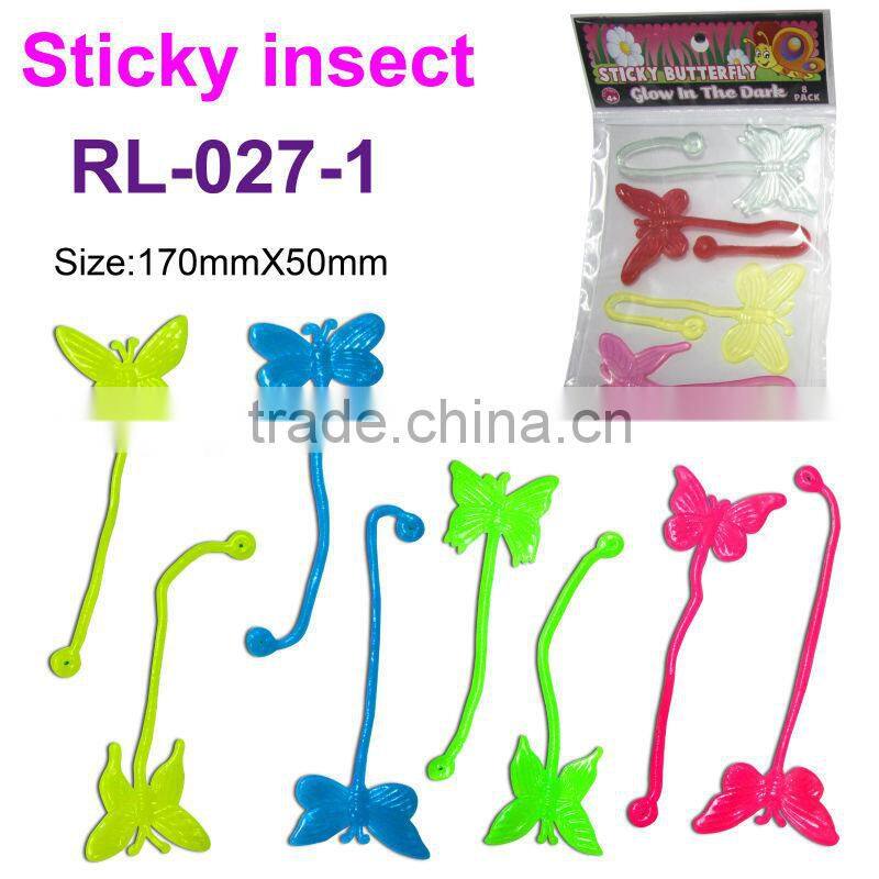 new glow in dark sticky on the wall toy