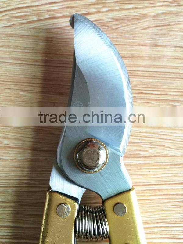 Copper plating handle pruning scissor