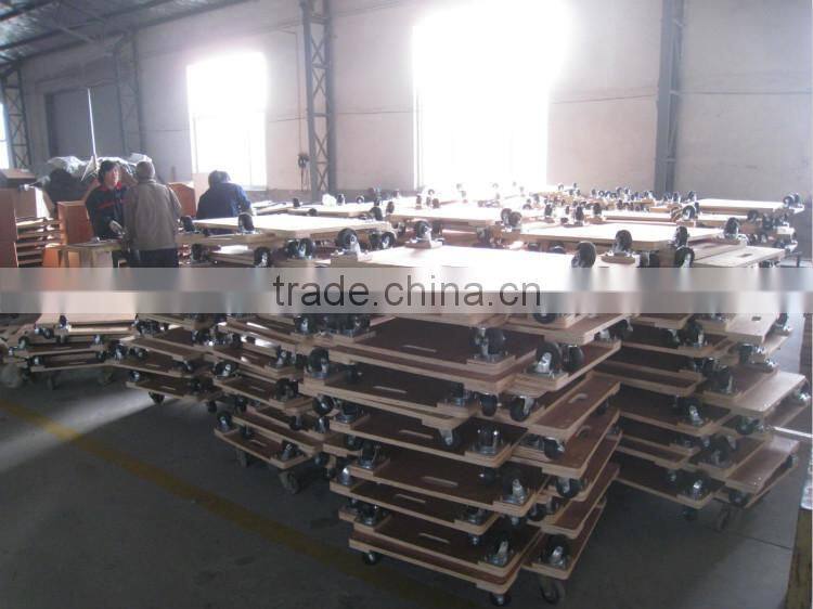Four Caster Wheel Wood Cheap Platform Tool Carts