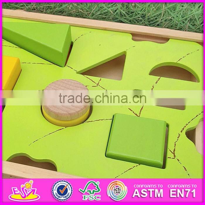 2016 new design preschool pull and push wooden toddler building toys W13C033