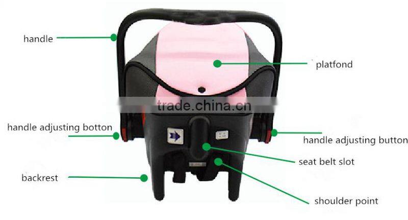 Wholesale plastic baby travel basket made in ningbo