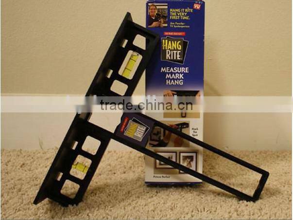 New useful home plastic hang rite measure tool spirit level Hang rite tool