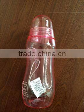 FDA plastic water cup with cover/milk cup