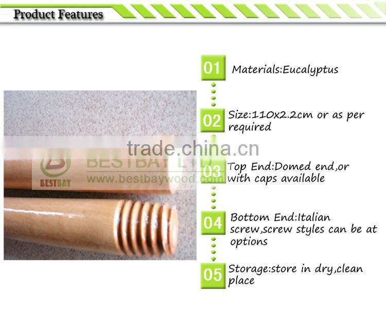 wooden handle paint brush,broom handle,mop handles
