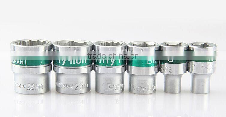 Berrylion Hexagon Socket Dual color mirror finished half inch Socket