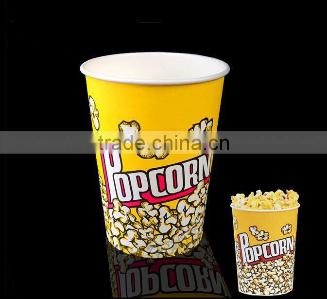 Classical 8PK 32OZ popcorn holders, paper popcorn bucket