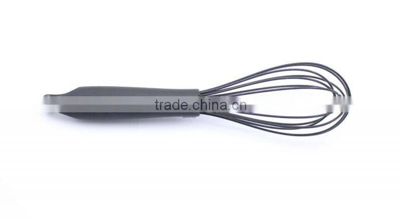 548-9H SILICONE EGGBEATER WITH RUBBER HANDLE,HIGH QUALITY EASY-CLEAN EGGBEATER,