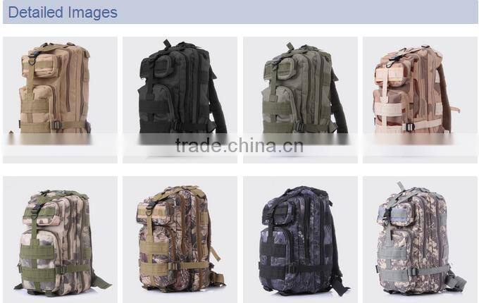 High quality waterproof camouflage tactical military backpack