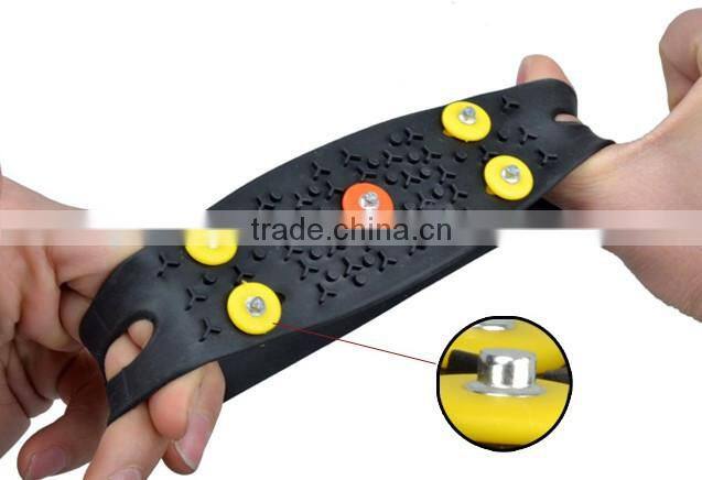 small convenient ice spikes Anti-slip silicone rubber crampons