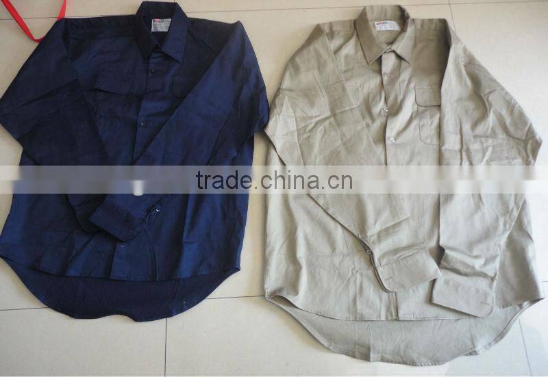 Men's 100% cotton long sleeve casual shirt