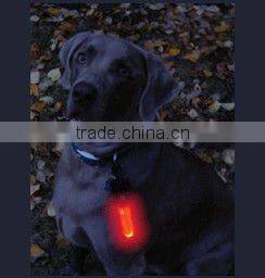 LED Light Up Reflective Dog Tags