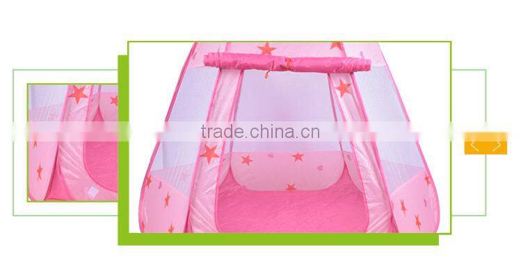 Hot selling cheap outdoor star pattem toys pop up children play tent