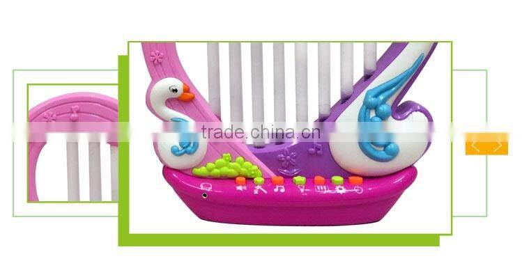 Intelligence musical instrument plastic cartoon toy harp