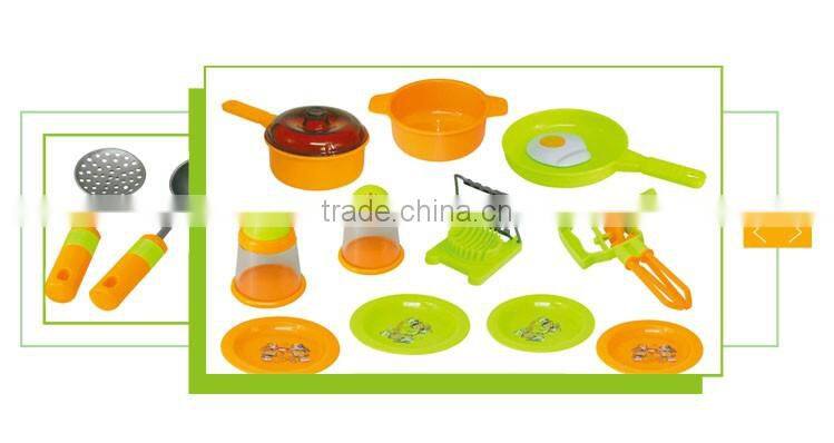 New product plastic pretend play set cooking game girls