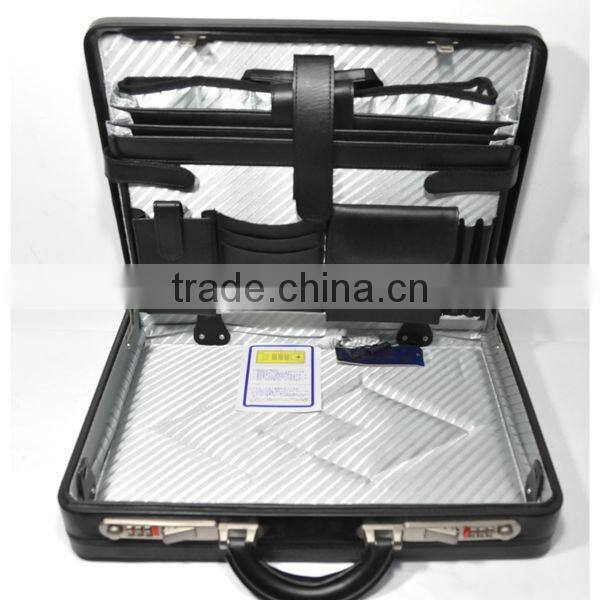 business leather attache case for men cheap with good quality