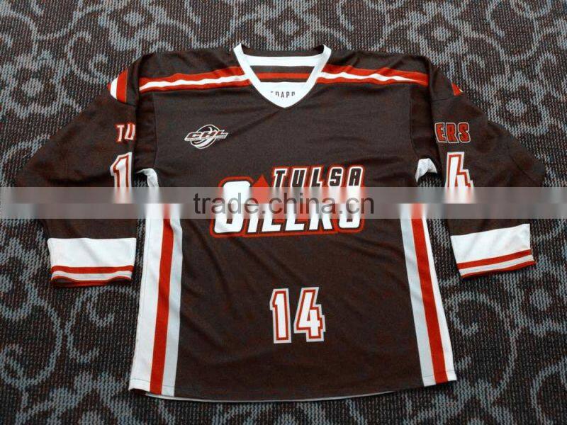 Hongen apparel Custom Reversible Sublimation Ice Hockey Jerseys Printing