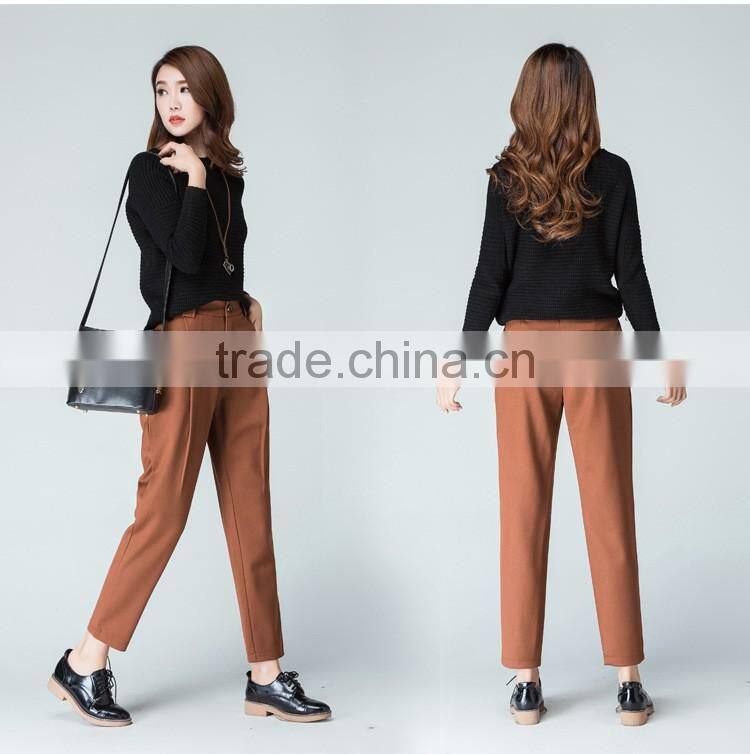 new style lady pants woman harem pants wholesale ladies pants trousers
