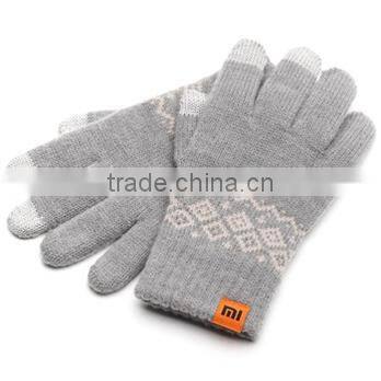 GZY 2015 100% cotton winter warmth touchscreen gloves