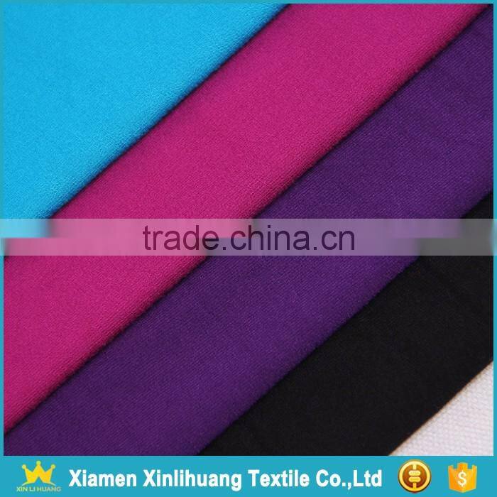 High Grade Breathable 95 Modal 5 Spandex Knit Fabric for T-Shirts