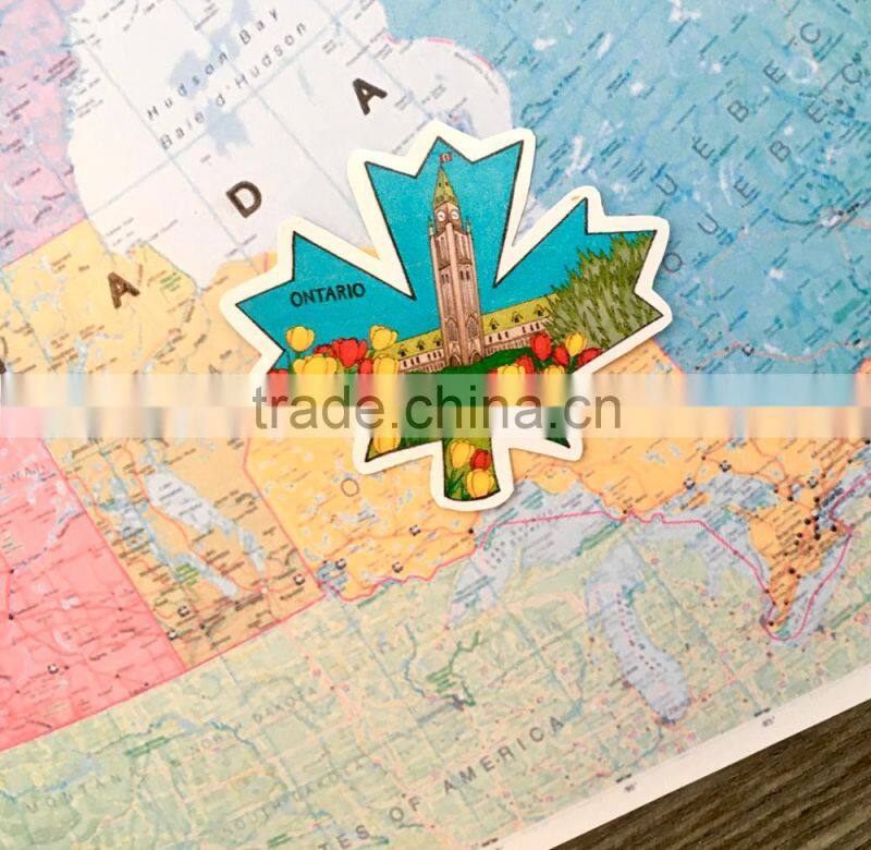 Custom high quality embroidered Canadian maple leaf patch for clothes embroidery patch made in china choose size/color