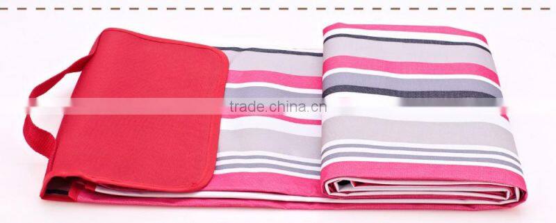 2016 Outdoor waterproof foldable cotton camping picnic mat