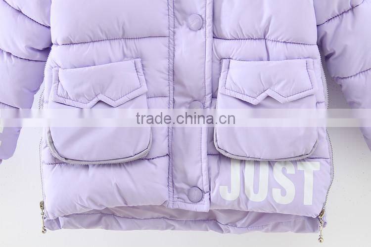 lastest dress design wholesale warm winter clothing girls hooded coat ,hood girls winter coat