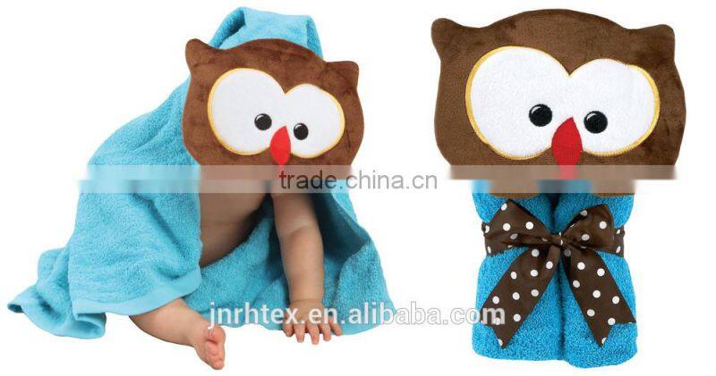 Wholesale hooded baby bath towel clothes