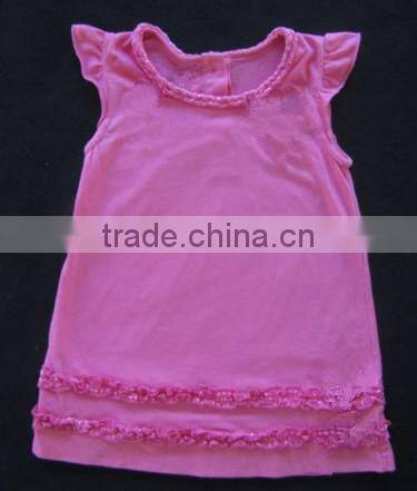 Crazy girls summer 4th of July dress wholesale baby girls ruffle spring halter toddler boutique stripe 100cotton summer dress