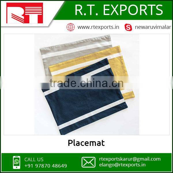 2017 Best Selling Cotton Table Placemat For Sale