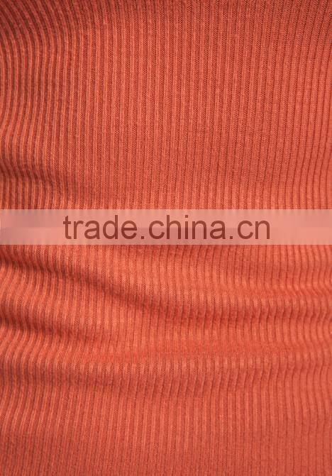 Silk Rib Baseball Coral Tank