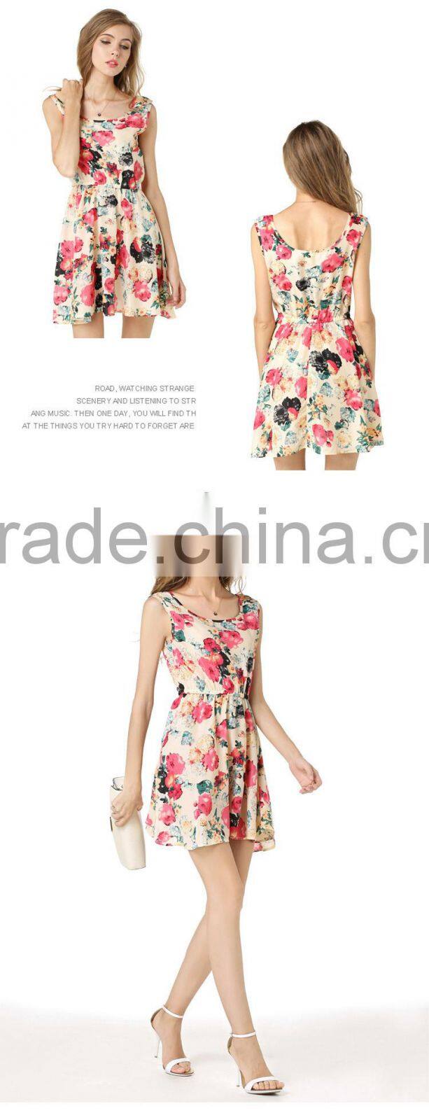 2016 Fashion Flower Summer Dress Up Games for Girls