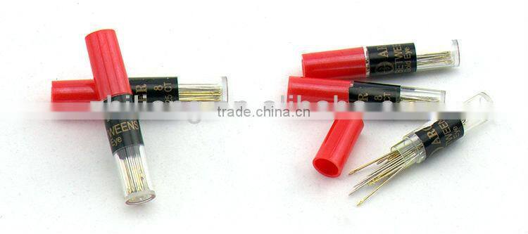 GOOD QUALITY NEEDLE SET-BETWEEN TUBE WITH GOLD EYE