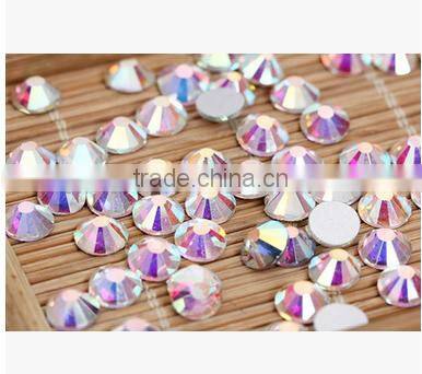 Manufacture produce gradeAAA CrystalAB rhinestones nail art rhinestone