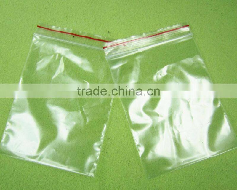 clear LDPE plastic shopping bag