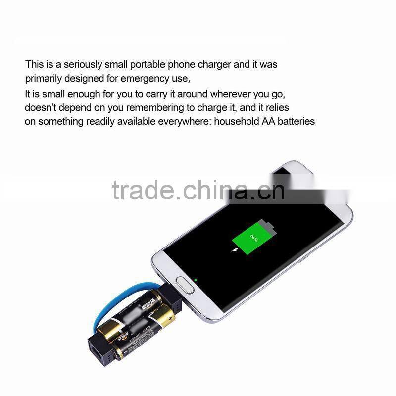 Mini Emergency Charger 5 battery Emergency Charging Adapter For Phone