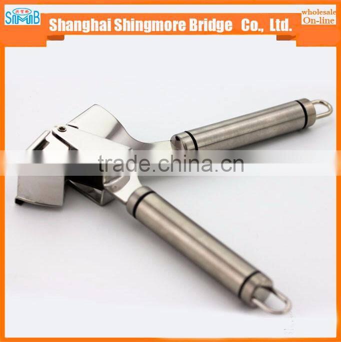 kitchen vegetable fruit tools high quality stainless steel garlic press