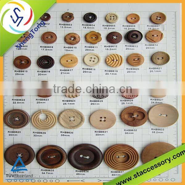 Hot sale wholesale wooden button