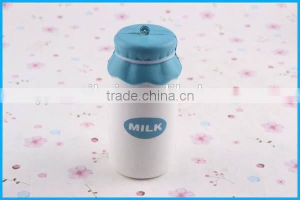 Super quality PU milk bottle slow rising squishy toys