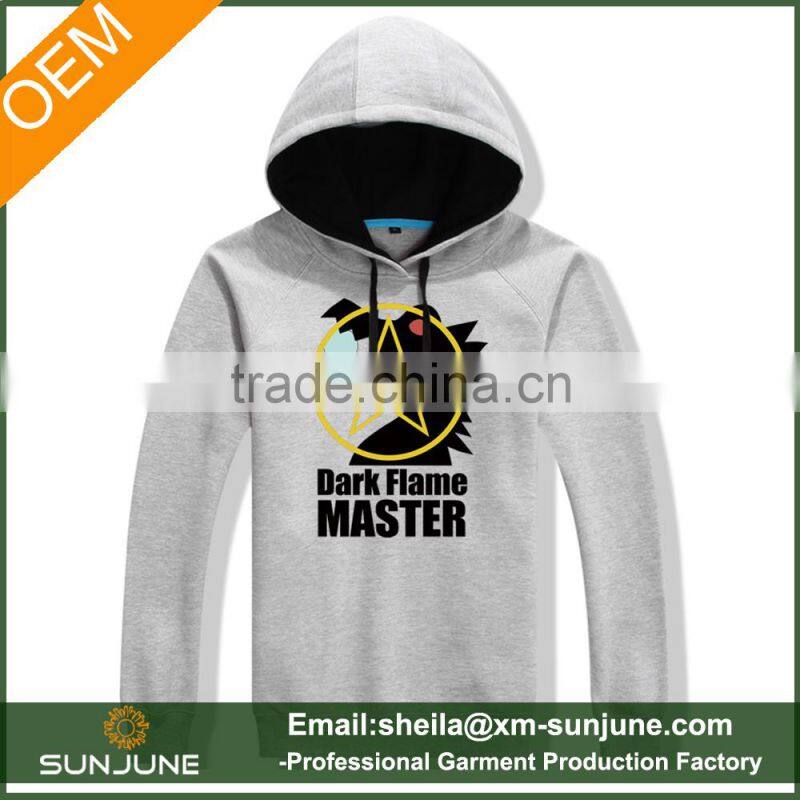 Thick zipper up warm cotton fleece hoodies for men