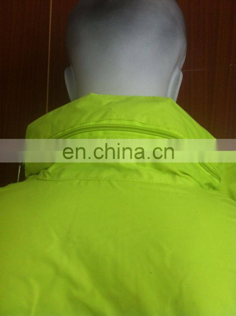 custom plus size reflective safety policeman pvc long rainwear