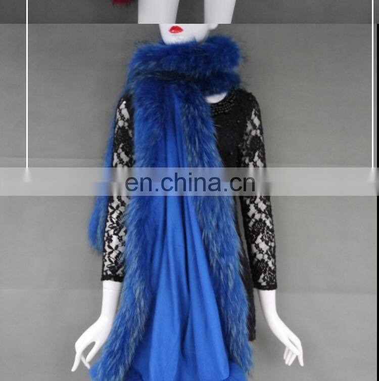 Xcellent Quality Rabbit Raccoon Poncho Pushmina Like Shawl Real Fur Stole