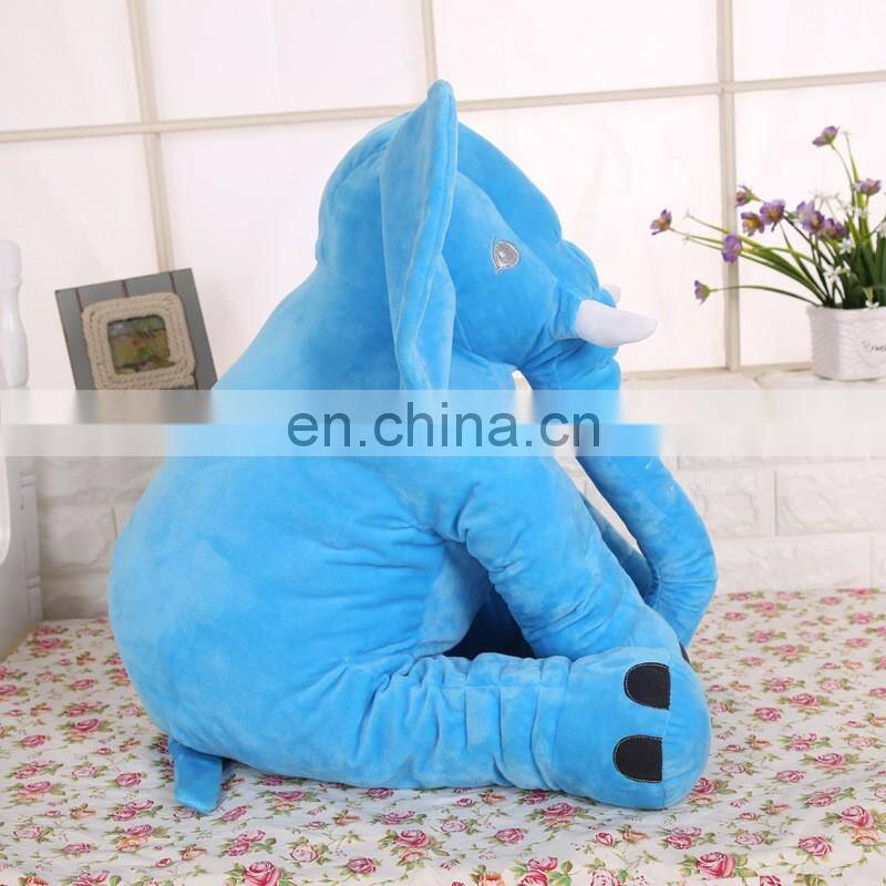 lovely promotion gifts soft animal stuffed colorful elephant soft pillow plush toys